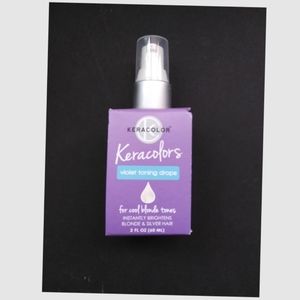 Hair color violet toning drops